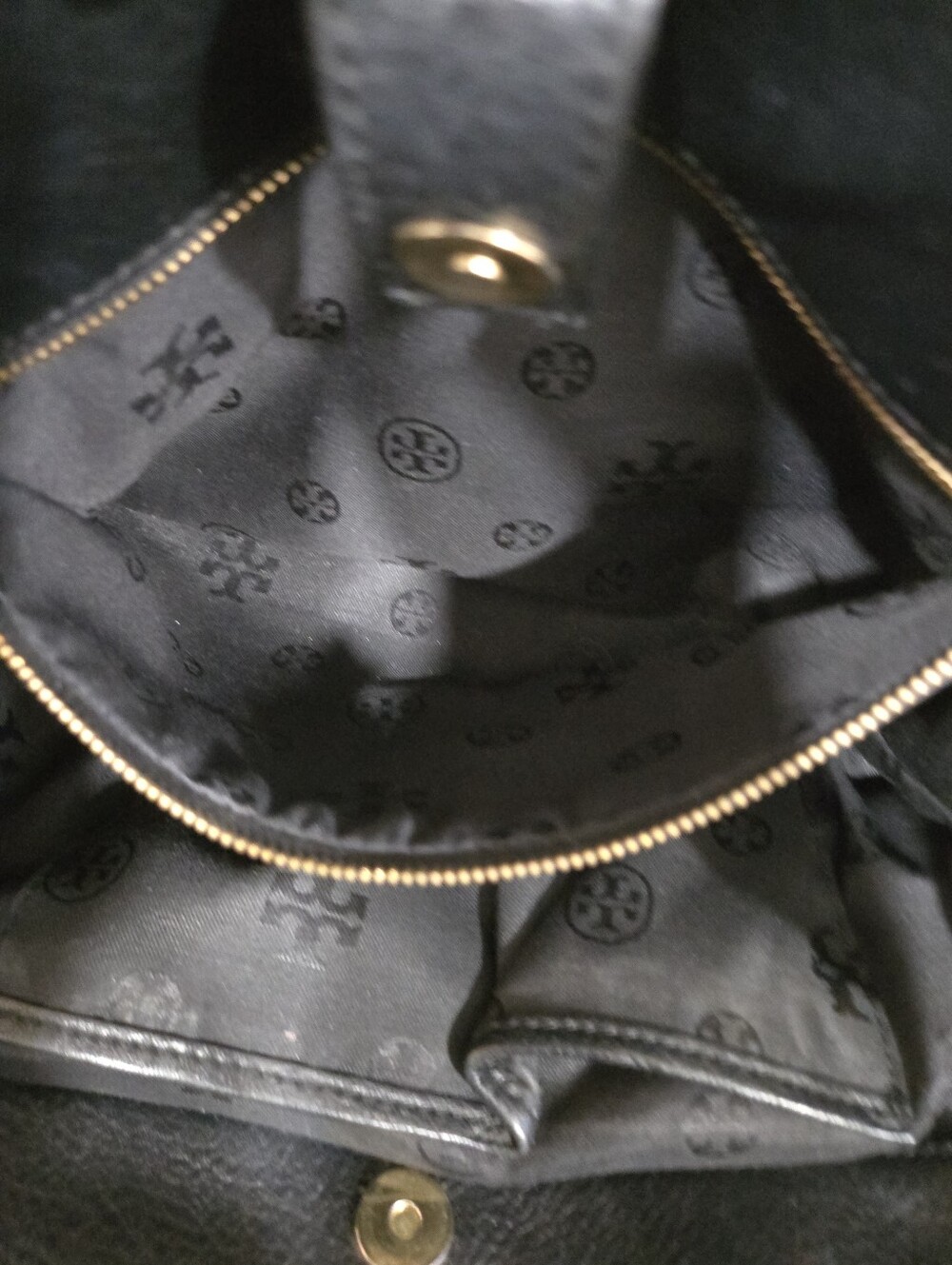 Tory Burch Double Zip Dome Satchel with Gold Hardware - Picture 14 of 16